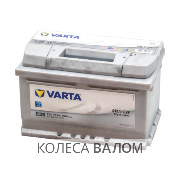 VARTA Silver Dynamic 574 402 075 12В 6ст 74 а/ч оп низ